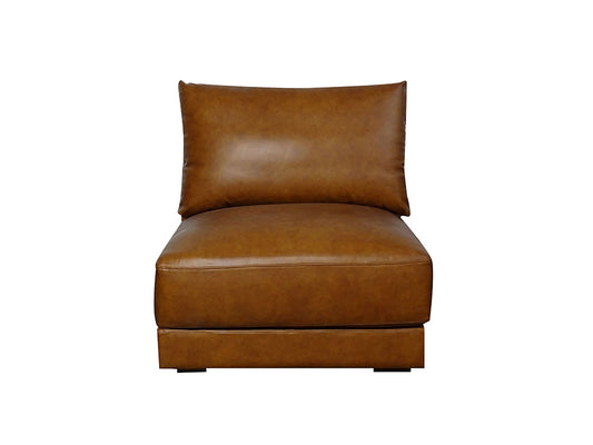 Basel 1 Seat Armless, Parrot Maple Leather