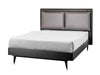 Dean Upholstered Double Bed, Black