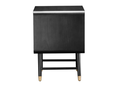 Dean Bedside Table, Black