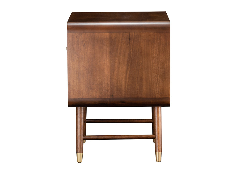 Dean Bedside Table, Brown