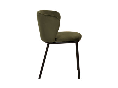 Lotte Dining Chair, Moss Green