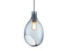 Arlo Cut pendant lamp, Blue