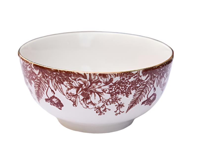 Flora Big Bowl, Red 18cm