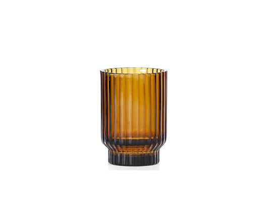 Volta Mini Vase, Amber