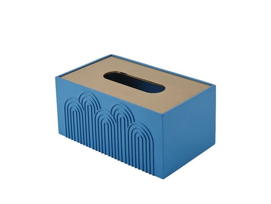 Shillo Tissue Box, Sea Blue