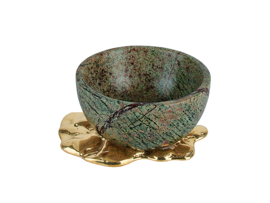 Rainforest Marble Trinket Bowl