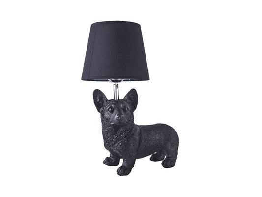 Corgi Table Lamp, Black
