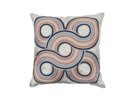 Rodeo Loop Cushion Cover, Orange 50x50cm