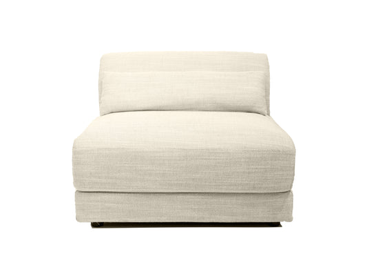 Borrego 1 Seat Armless Sofa, Cream