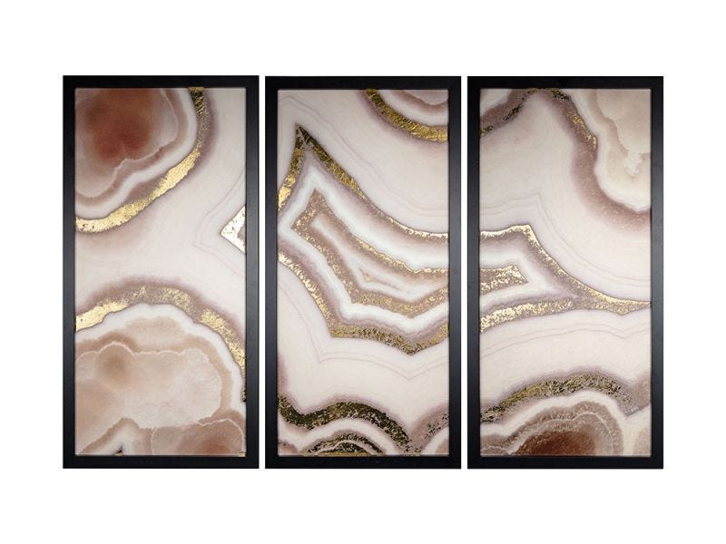 Natural Agate Tryptic