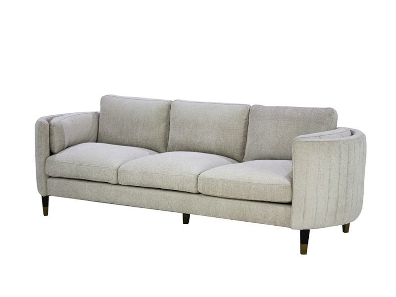 Meknes 3 Seat Sofa, Taupe