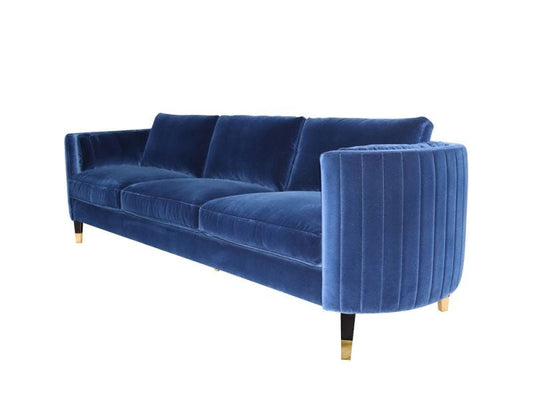 Meknes 3 Seat Sofa, Blue