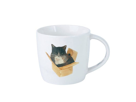 Cat In A Box Mug, 400ml