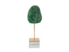 Druzy Stone Sculpture, Green