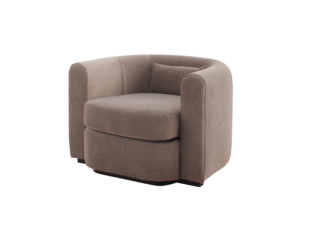 Louie Armchair, Taupe Grey