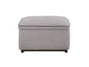 Senequier Storage Ottoman, Natural & Green