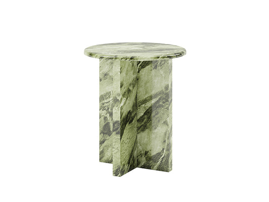 Gianni Marble Side Table,Grn