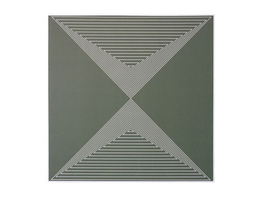 Green Geometric Graphic Lines II