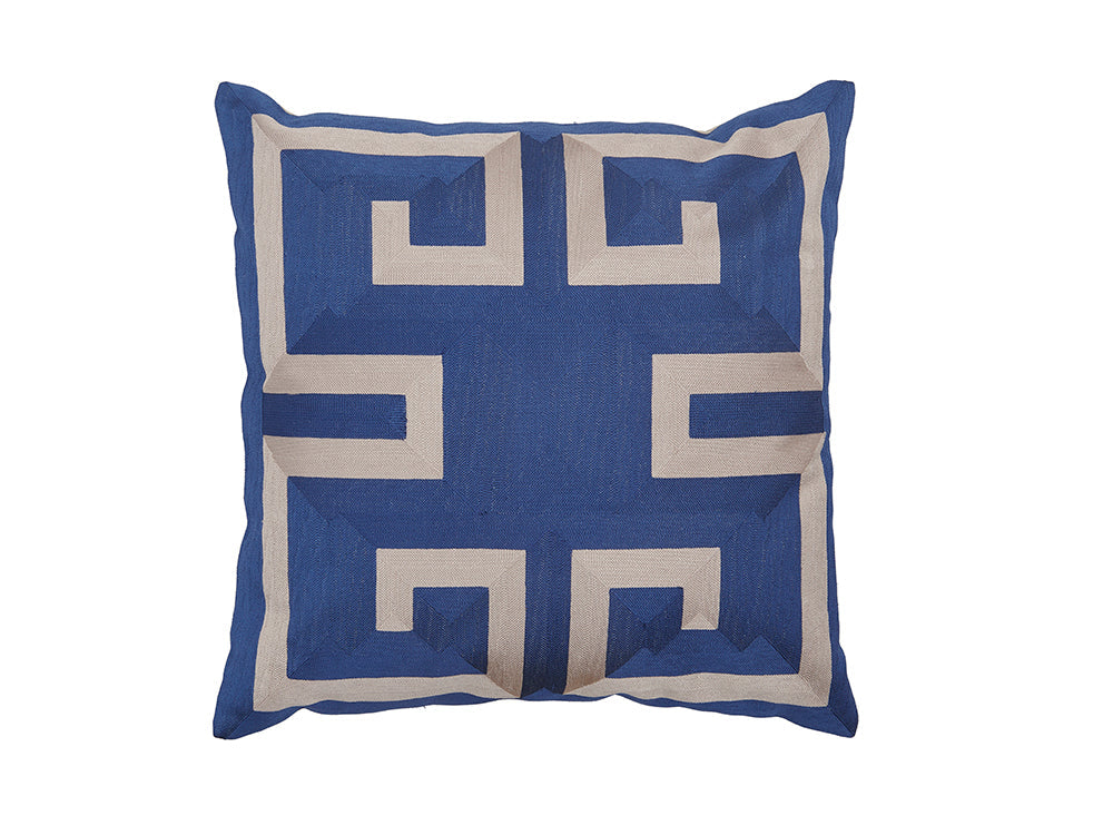 Edison Cushion Cover, Blue 50x50cm