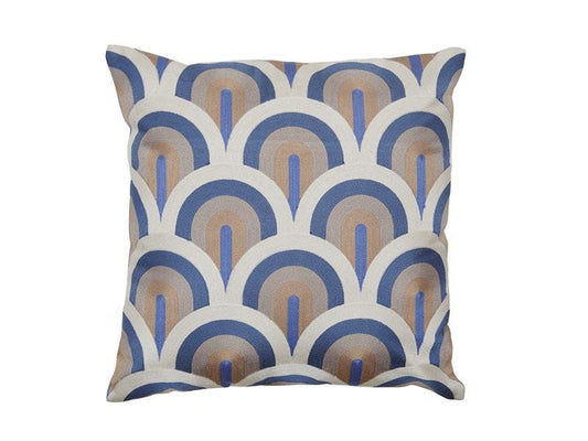 Arch Cushion Cover, Blue 50x50cm