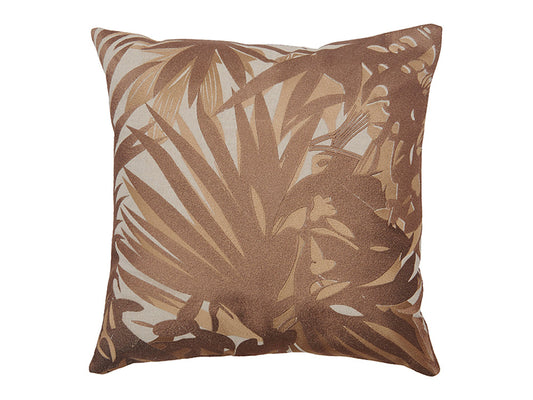 Frond Cushion Cover, Bronze 50x50cm