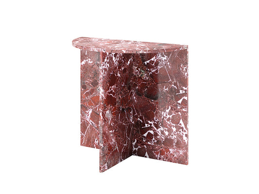 Gianni Marble Console, Violet Red