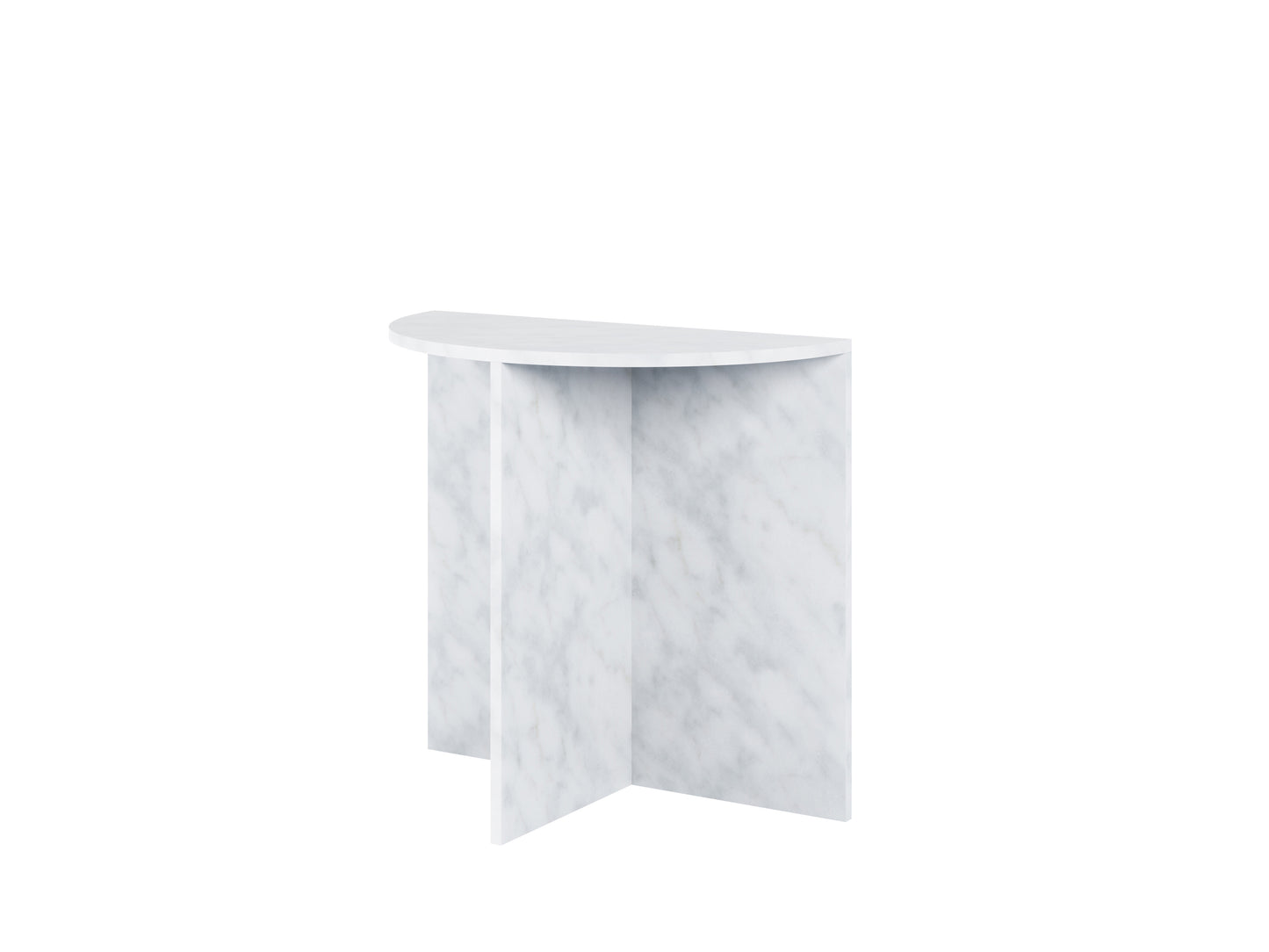 Gianni Marble Console, White