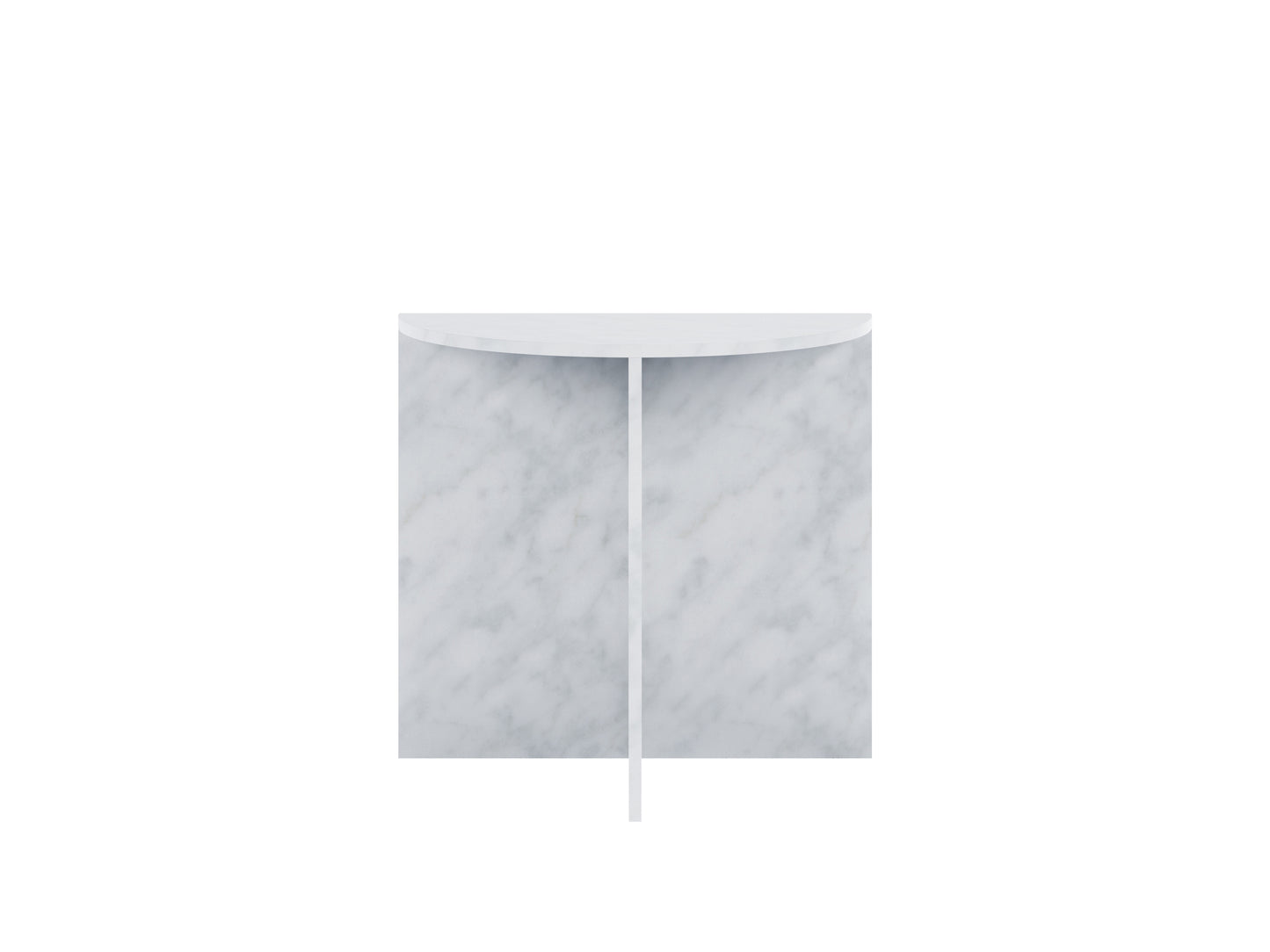 Gianni Marble Console, White