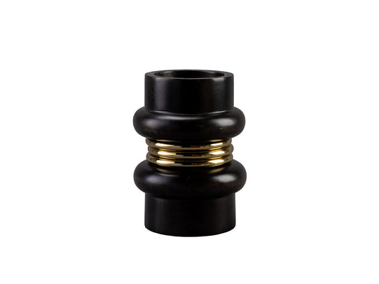 Ringo Candle Holder, Black