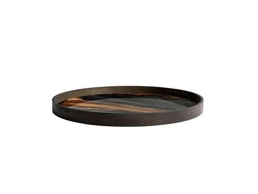 Bronze Organic Round Tray, 61cm