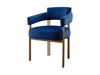 Leon Dining Chair, Sapphire Blue