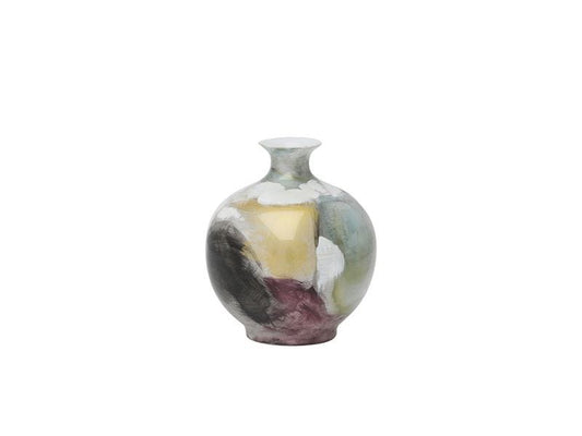 Abstract Motif Vase, Round