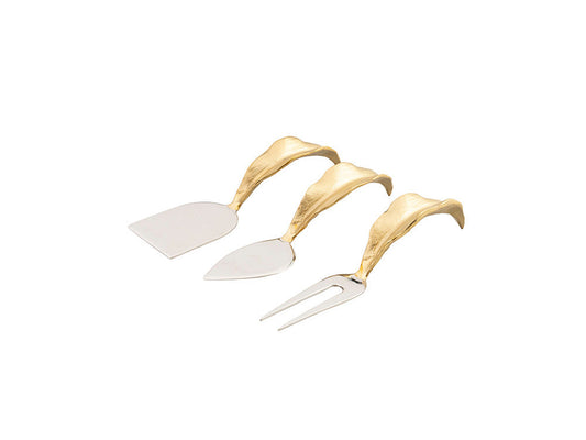 Tiger Lily Cheese Knife Set 3