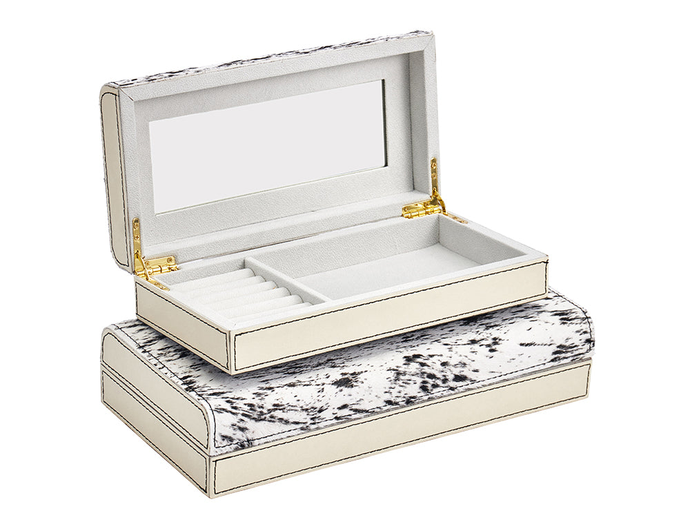 Lenna Hair Leather Jewel Box Small