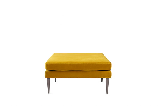 Jones Gold Velvet Ottoman