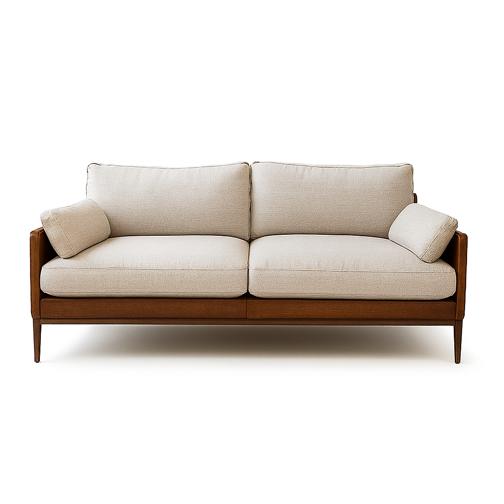 Carmen 4 Seater Sofa, Parrot Map & Oyster