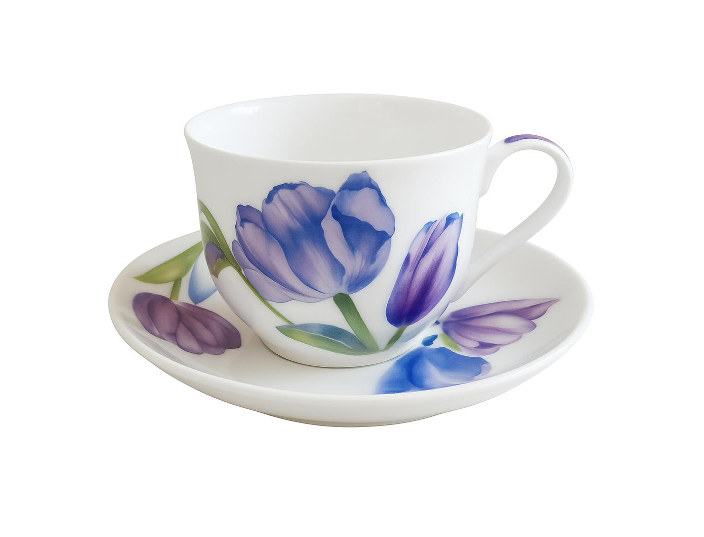 Floriade Cup & Saucer, 480ml Tulips