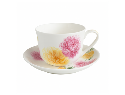 Floriade Cup & Saucer, 480ml Carnations
