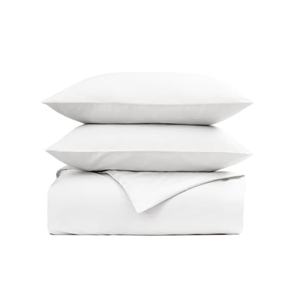 400TC Sateen - Classic Sateen King Fitted sheet White