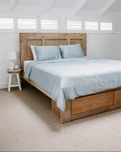 Bamboo Bedding Set Mediterranean Blue