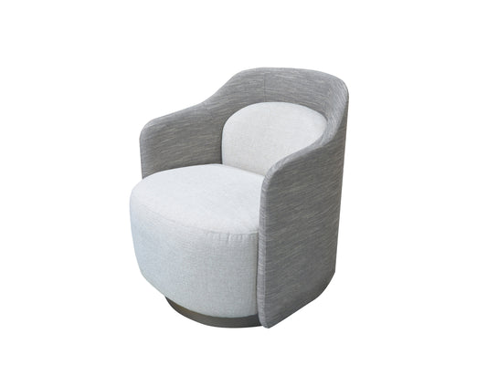 Deneb Swivel Chair, 2Tone Grey