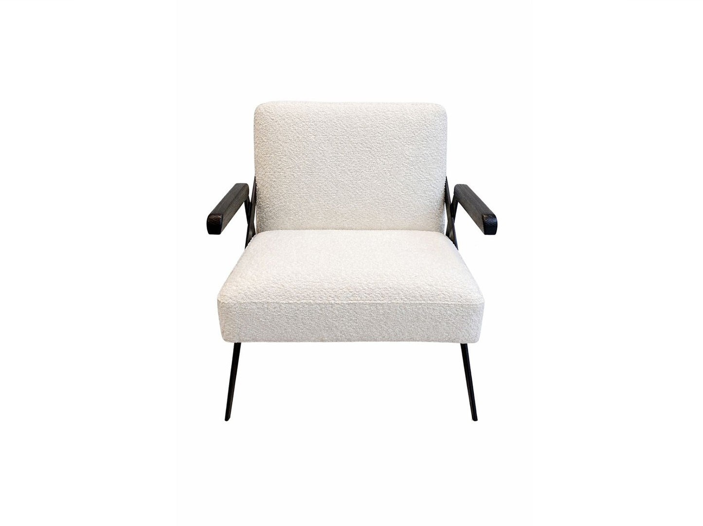 Draper Armchair, Boucle Ivory