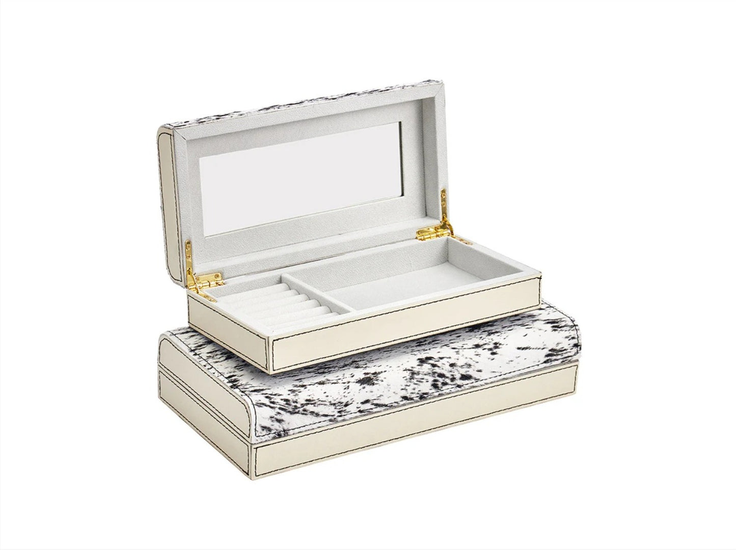 Lenna Hair Leather Jewel Box Large