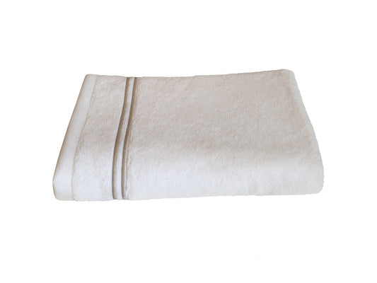 Cotton Bath Towel, Silver embroidery