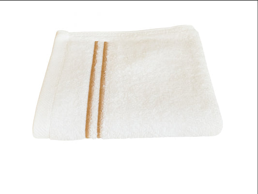 Cotton Face Towel, Rose embroidery