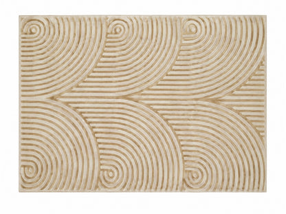 Curvone Curve Rug Ochre (L)