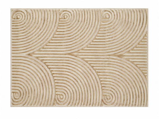 Curvone Curve Rug Ochre (L)
