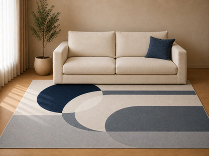 Coral Blue Rug (S)