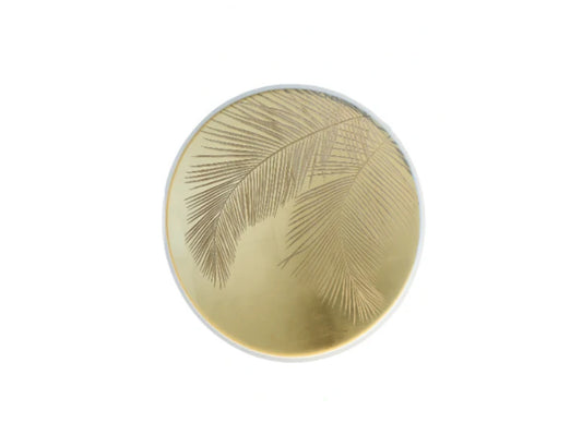 Palm leaves Top Round Pannel