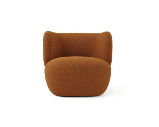 Phoebe Chair, Mustard Boucle